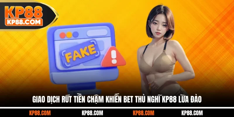 Giao dịch rút tiền chậm khiến bet thủ nghĩ KP88 lừa đảo